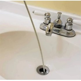 Resim Premium 7 Metre Tıkanıklık Kanal Açma Klozet Gider Açıcı Boru Temizleme Spiral Tel Susta Manuel Uç 