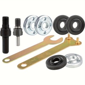 Resim Çok fonksiyonlu elektrikli matkap adaptör seti, 6mm ve 10mm mandrel ile 