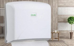 Resim Vialli K2 Z Katlı Kağıt Havlu Dispenseri Beyaz Kapasite 200 Kağıt (kağıt Genişliği Max : 22 Cm) 