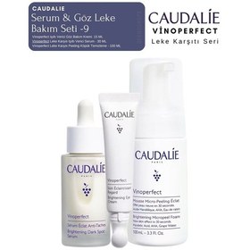 Resim Vinoperfect Leke Bakım Seti -9 Serum& Göz Kremi & Temizleme Peeling Köpük Orijinal Boy 