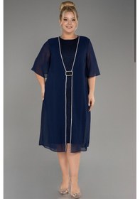 Resim Ezze Kadın Pullu Abiye 25yez5280 İndigo 