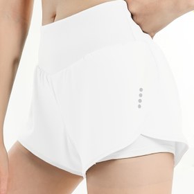 Resim Kadınlar için Hızlı Kuruyan Yoga Şortları - Karın Tasarımı, Ayarlanabilir Bel Bandı, Görünmez Kumaş, Yüzme, Sıcak Çamurlar ve Fitness için Mükemmel, Egzersiz Şortları, Yüzme Kıyafeti, Dikişsiz Yüzme Kıyafeti, Rahat Uygunluk 