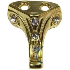 Resim Moda Taşlı Ahşap Sandık Ayağı Kutu Ayak 25 cm - Sarı 100 Adet - 1OL8555-9955 