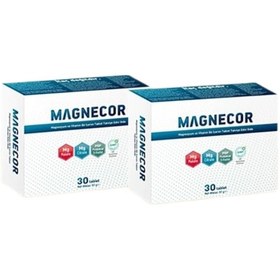 Resim Magnecor Magnezyum ve B6 Vitamin 2 x 30 Tablet 