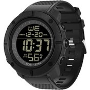 Resim Sones Sanda 1065 3d İçi Boş Tekerlek Dönmeyen Kadranlı Kuvars Saat Erkekler İçin, Stil: File Kemer Siyah Kırmızı 