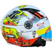 Resim Motohat Motosiklet CRN ÇOCUK KASK ECE22.06 BELGELİ (ÇANTA VE STICKER HEDİYELİ) 