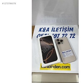 Resim Apple iPhone 16 Pro İkinci El TR | 128 GB | Çöl Titanyum 