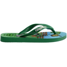 Resim Havaianas Kids Minecraft Çocuk Parmak Arası Terlik 4145125 Yeşil 