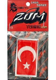 Resim Arma Nikel Kare Türk Bayrağı Zum 1 Adet 