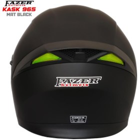 Resim FAZER ÇENE AÇILIR KASK 965 MAT SİYAH 