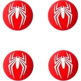 Resim Spider Örümcek Xbox Series X-s -xbox One-xbox S-xbox X Ps4 Ps5 Analog Koruyucu Silikon Pad 