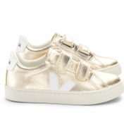 Resim Gold Beyaz Logolu Unisex Çocuk Deri Sneaker 