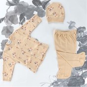 Resim Sebi Bebe Bebe Bebek Pijama Takımı Tavşanlı 3'lü Kendinden Eldivenli 