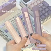 Resim 4 Parça 360° Dönebilen Çift Taraflı Nokta Yapışkan Bant, Büyük Kapasiteli, İz Bırakmayan Yapıştırıcı, Scrapbooking, El İşi ve Sanat Projeleri için Temel Kırtasiye Malzemesi, Okula Dönüş, Ofis Gereçleri 