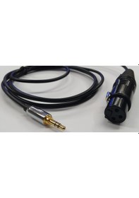 Resim Bilgisayar Mikrofon Çevirici - Kaliteli - 3.5 Mm Trs Erkek - Xlr 