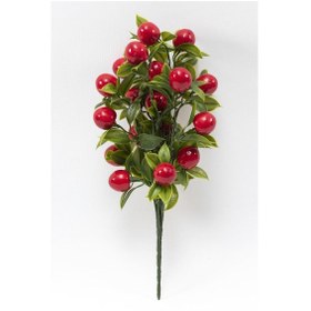Resim Yapay Çiçekçiniz Yapay Kırmızı Biber Demeti Kiraz 