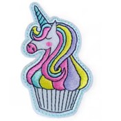 Resim Aplike Ütü İle Yapışan Unicorn At Pembe Karışık Arma 5x3 cm 