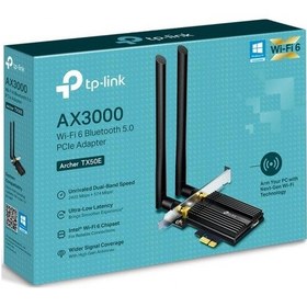 Resim TP-LINK ARCHER TX50E AX3000 WIFI-6 PCI Expre s Adaptör 