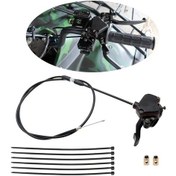 Resim Dream011 Siyah-a 7/8'' 22mm Gaz Kumanda Kolu Demir 50cc 70cc 90cc 110cc 125cc 250cc Off-road Atv 