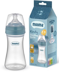 Resim Mooma Biberon 250 Ml 6-18 Ay Orta Akış - Mavi / Standart 