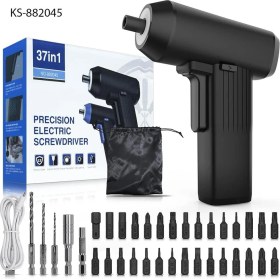 Resim Kingsdun Sarjli Tornavida Seti 32 Parça Manyetik Uç 3.6V 1300MAH 