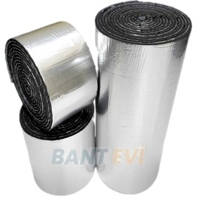 Resim BANT EVİ Kendinden Yapışkanlı Folyolu 40cmx5metre 9mm Araç Oto Ses Isı Yalıtım Süngeri 