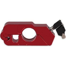 Resim Kırmızı 1 Adet Fren Debriyaj Güvenlik Motosiklet Gidonu Kilidi Güvenlik Hırsızlığı Koruma Kilitleri 