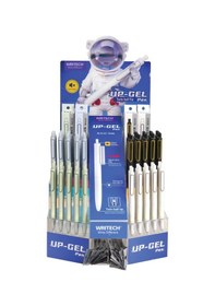 Resim Wrıtech W-0154 Up 0,5mm Mavi Jel Kalem - 70'li Stand Ahşap 