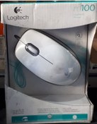 Resim Logitech Mouse Kablolu M 100 Beyaz 