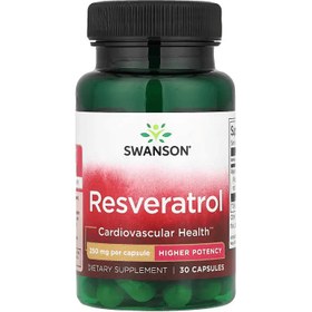Resim Swanson Resveratrol 250 mg 30 Capsules 