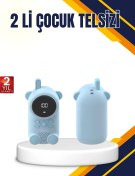 Resim Çocuk Ve Bebek Telsizi 22 Kanal, Vox Modu, Usb Şarjlı, Renkli Ekran 
