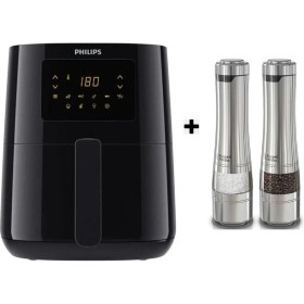 Resim Essential Airfryer Fritöz HD9252/90 +Russell Hobbs Tuz & Karabiber Öğütücü Pilli Işıklı 