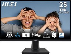 Resim MSI 24.5 PRO MP252 1920x1080 (FHD) 16:9 FLAT IPS 100HZ 1MS ADAPTIVE-SYNC MONITOR 