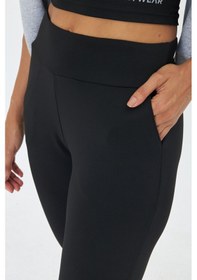 Resim Lesa Wear Yüksek Bel Toparlayıcı Ve Sıkılaştırıcı Likralı Jogger Eşofman Altı Joggers Siyah 