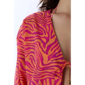 Resim Penti Renkli Deila Kimono 