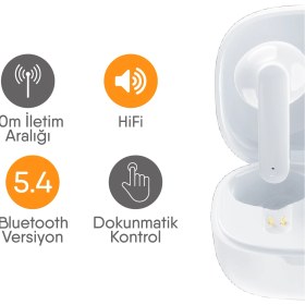 Resim Lucatech Mercury Bluetooth Kulaklık Xiaomi Poco X7 Pro Uyumlu (Keskin Netlik) 