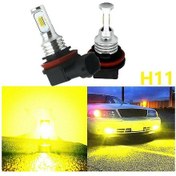 Resim Xindoker H11/h8/h16 Led Sis Farı Ampulü Seti 3000k Sarı 4000lm 80w Hızlı Açılma 80.000 Saat Dayanıklı Aluminyum Soğutma 12-24v Plug&play 