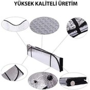 Resim Araba Buz Kar Güneş Koruyucu Örtü Oto Araç Kar Buz Önleyici Ön Cam Koruyucu Güneşlik Uyumlu 