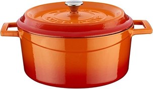 Resim Lava Trendy Demir Döküm Mini Derin Tencere 16 CM Turuncu LV Y TC 16 K2 O 
