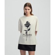 Resim İpekyol Kadın Oversize T-shirt IS1250070258 (IS1250070258) 