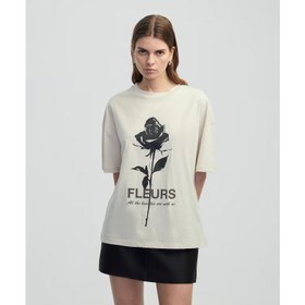 Resim İpekyol Kadın Oversize T-shirt IS1250070258 (IS1250070258) 
