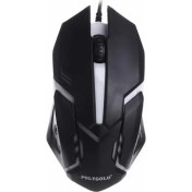 Resim Polygold PG-883 Işıklı Kablolu Oyuncu Mouse (GRİ RENK) 