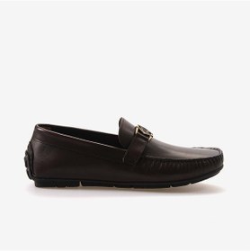 Resim Mocassini Tokalı Erkek Loafer M584 Kahverengi 