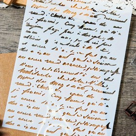 Resim DIY Katman Şablonları - Özel ve İlginç Günlük Boyama, Scrapbooking, Renklendirme ve Kabartma - Kişiselleştirilmiş Albüm Tasarımları için Mükemmel Dekoratif Şablon 