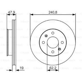 Resim Hyundai Getz 1.6 2002-2009 Bosch Ön Disk 2 Adet 