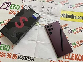 Resim Samsung S22 Ultra İkinci El TR | 512 GB 12 GB | Kırmızı 