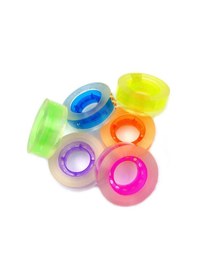 Resim Pin Kristal Şeffaf Bant Renkli Makaralı 19 Mm. X 33 Mt. 6'lı Paket 