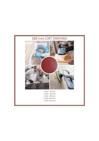 Resim 180 Mm Cırt Zımpara Seti, 5 Parça 