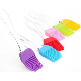 Resim Silikon Yumurta Hamur Fırçası, Silikon Uçlu Yumurta Fırçası Renkli 1 Adet -ALK-374 