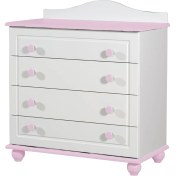 Resim Meltem Smart Carino Pembe Şifonyer 